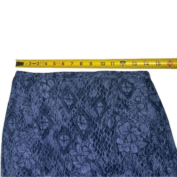 Vintage 2 piece Norton McNaughton Petite Blue Dress Set Cottagecore 90s Vintage - Picture 9 of 10